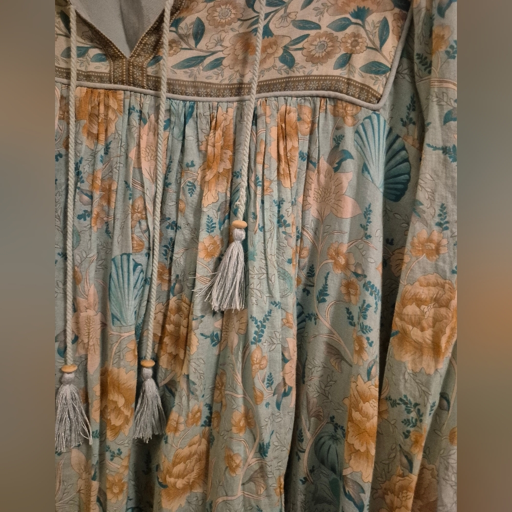 Spell And The Gypsy  Seashell Mermaid Boho Midi Dress Lined - Picture 9 of 16